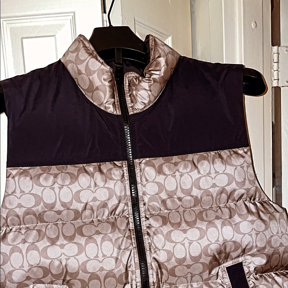 RARE Coach buble vest/coat/jacket